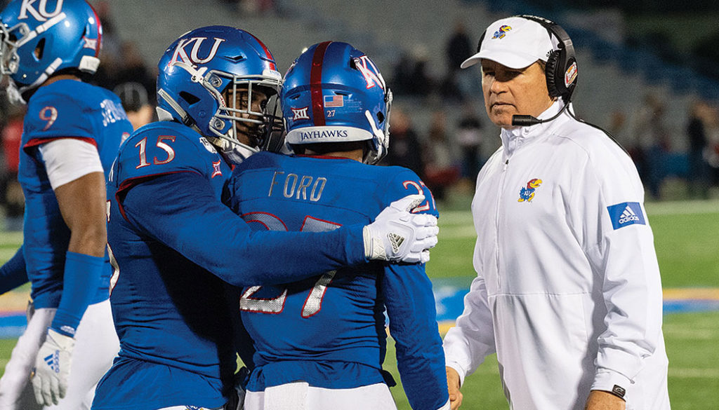 Jayhawks debut new uniforms for Sunflower Showdown