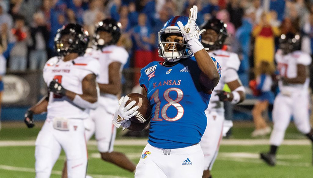 Jayhawks debut new uniforms for Sunflower Showdown