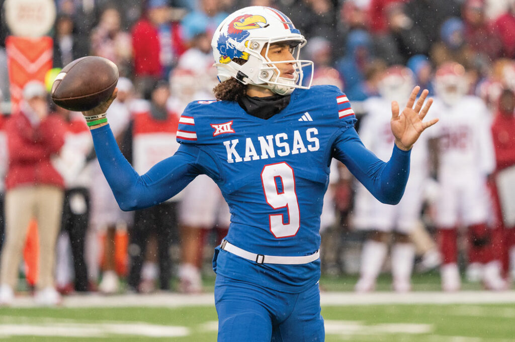The quiet man KU quarterback Jason Bean Kansas Alumni Magazine