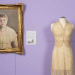 Party dress: Elizabeth Miller Watkins artifact on display